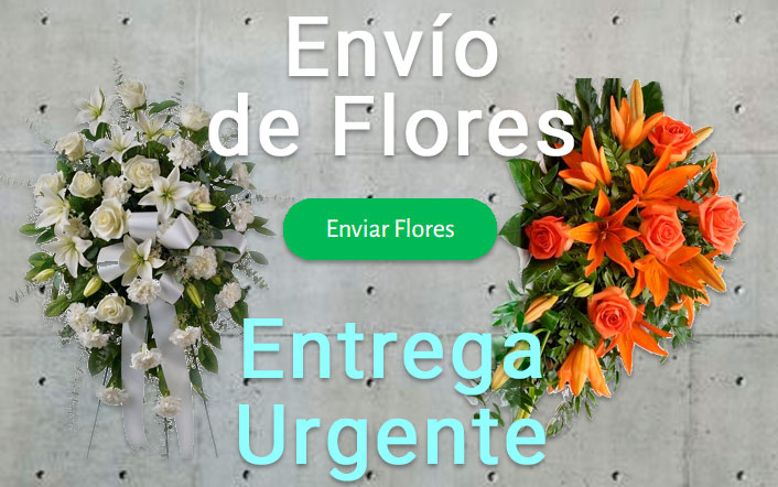 Envío de coronas funerarias urgente a los tanatorios, funerarias o iglesias de Ávila